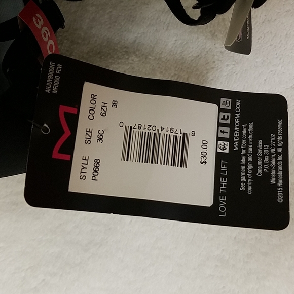 Maidenform Convertible Natural Lift Push Up Bra - Picture 6 of 6